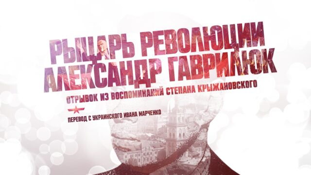 Превью: Рыцарь революции Александр Гаврилюк